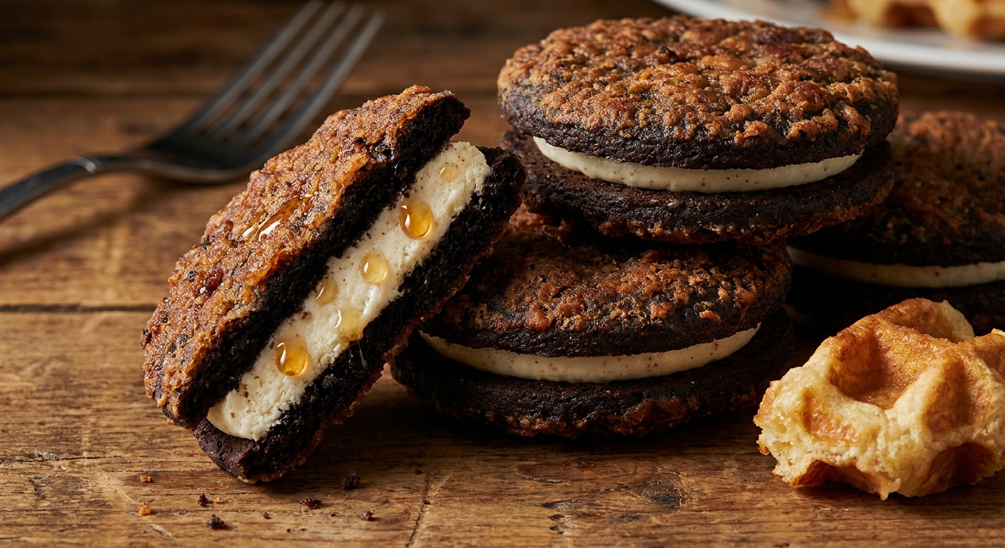 Технологи Oreo скрестили сладкое печенье со вкусом жареной курицы и вафель